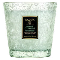White Cypress 2-Wick Candle, small